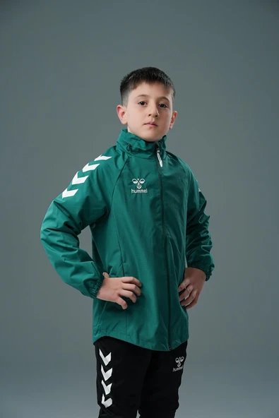 Hummel Line Yağmurluk Yeşil Çocuk - Resim 2