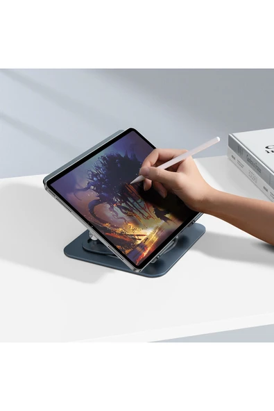 UltraStable Pro Dönebilir & Katlanabilir Laptop Standı - Resim 7