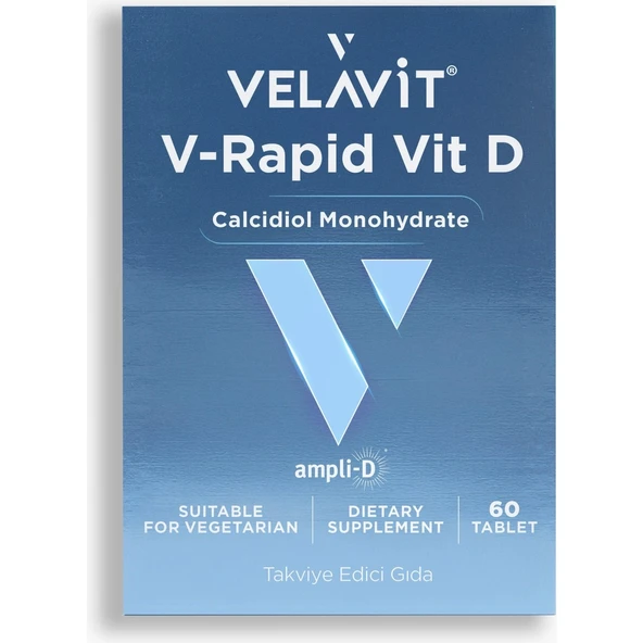 Velavit V-Rapid Vit D 60 Tablet ürün görseli 1