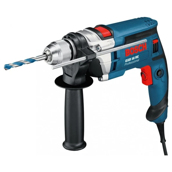 Bosch GSB 16 RE 750 Watt Profesyonel Darbeli Matkap 060114E500 ürün görseli 1