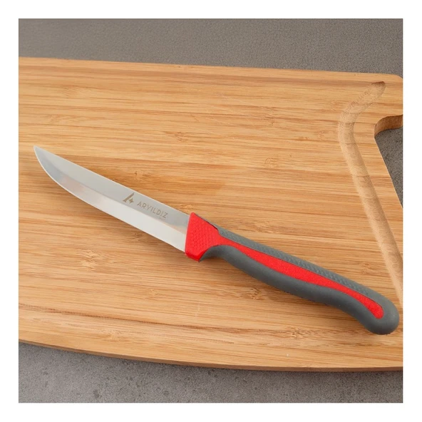 Aryıldız Lua Düz Sebze Bıçağı Gri 11 cm 181380 - Resim 2