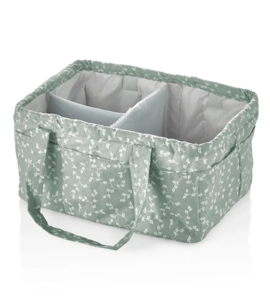 Katlamalı Anne & Bebek Organizer 795 Yeşil Çiçek ürün görseli 1
