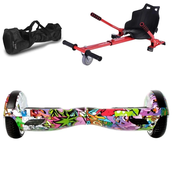 Citymate Elektrikli Kaykay Hoverboard Akıllı Denge 6.5 Inch + HoverKart + Çanta EXTREM PAKET D04 ürün görseli 1