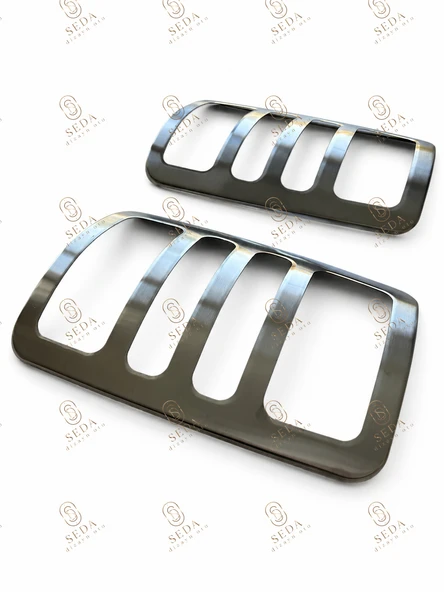 Caddy Stop Çerçevesi MAT KROM 2003-2014 PASLANMAZ ÇELİK MAT KROM YENİ TASARIM ürün görseli 1