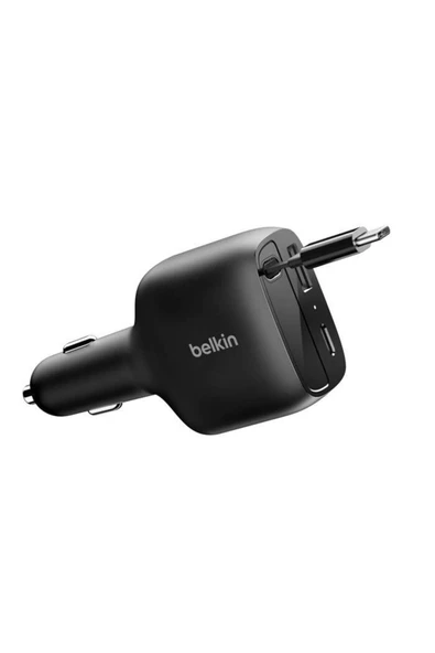 CCC001HQBK BoostCharge 75W Entegre Kablolu Araç Şarj Cihazı – Siyah ürün görseli 1