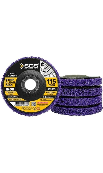 SGS495 Parlatma Diski Çok Amaçlı / Mor (115 Mm) ürün görseli 1