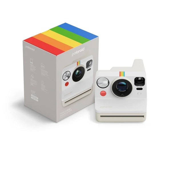 Polaroid Now Gen3 Kamera - Çakıl Beyazı ürün görseli 1