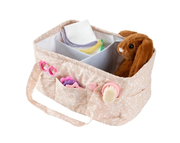 Katlamalı Anne & Bebek Organizer 795 Somon Çiçek ürün görseli 1