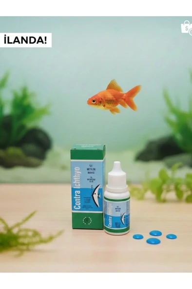 Ichthyo Metilen Mavisi Akvaryum Su Düzenleyici 30 ml ürün görseli 1