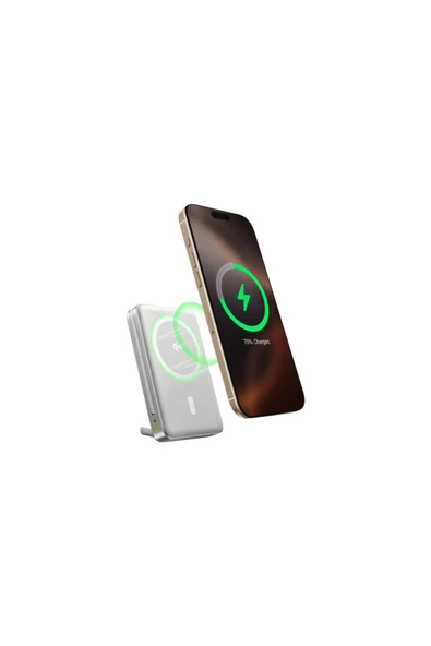 Nomos Qi2 Kickstand Magnetic Power Bank - Resim 3