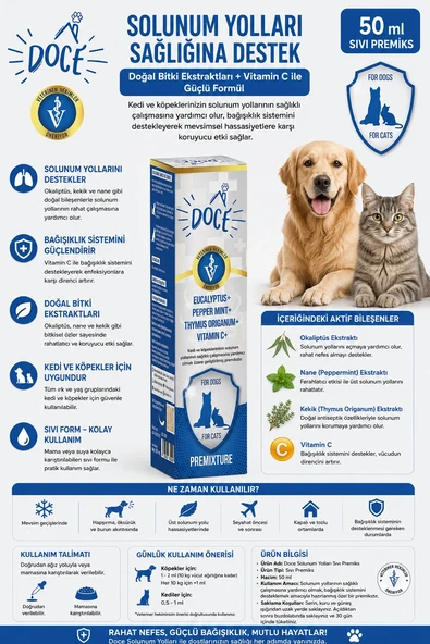 Kedi Köpek Solunum Yolu 50 ML - Resim 2