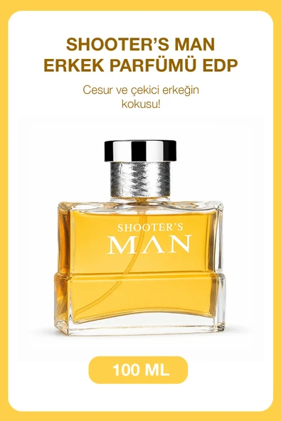SHOOTERS MAN EDP ERKEK PARFÜMÜ 100 ML ürün görseli 1