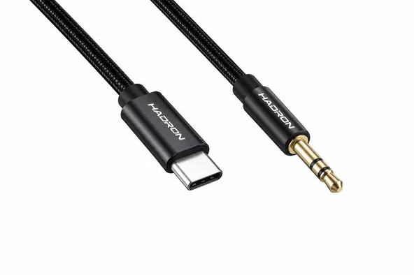 Type-C 3.5 Mm Ses Kablosu 1 M Siyah GJ021 ürün görseli 1