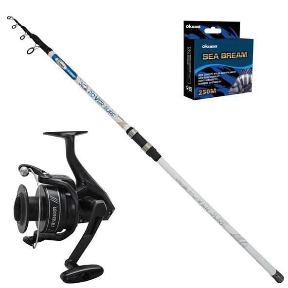 Okuma Revenger 8000 - Kendo Sea Power 420cm Surf Olta Seti ürün görseli 1