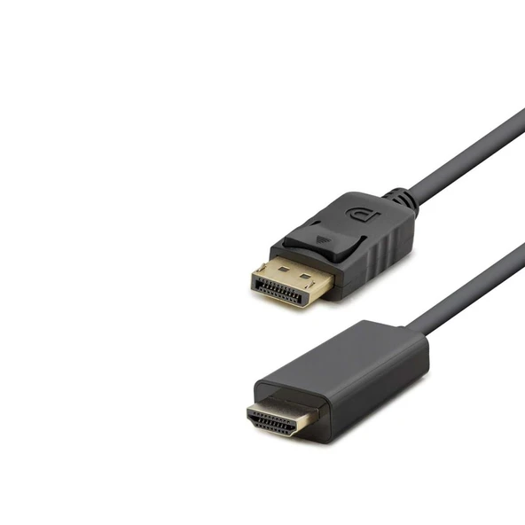 DisplayPort to HDMI Görüntü Kablosu 4K 30 Hz 1.8 m Siyah HDX7796 ürün görseli 1