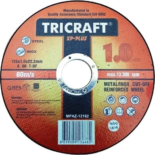 Meşem Trıcraft X 115X1X22.23 Mm Inox Taş Meşem-3301 ürün görseli 1