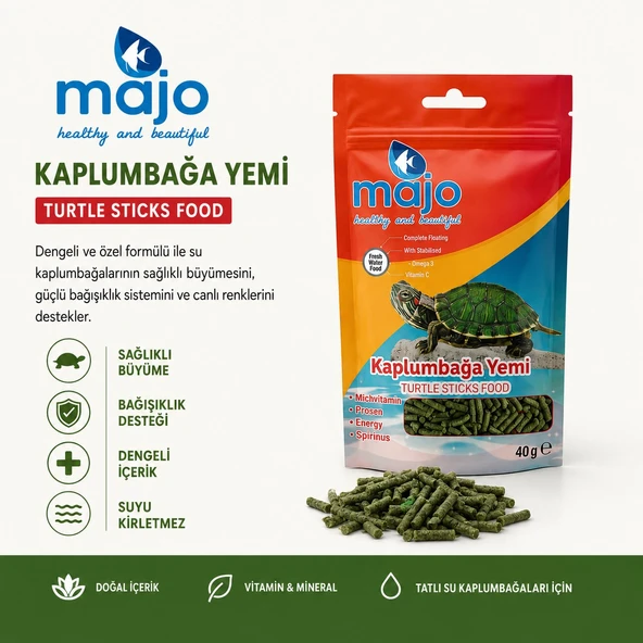 Kaplumbağa Yemi 40g - Resim 2