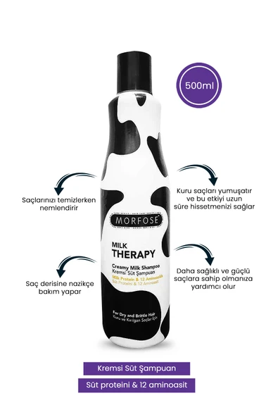 Morfose Milk Therapy Şampuan 500 ml - Resim 2
