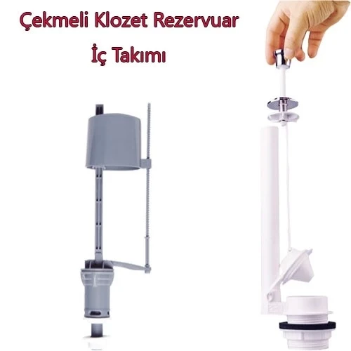 Klozet Sifon Çekmeli Rezervuar İç Takım Su Tasarruflu Seramik ürün görseli 1