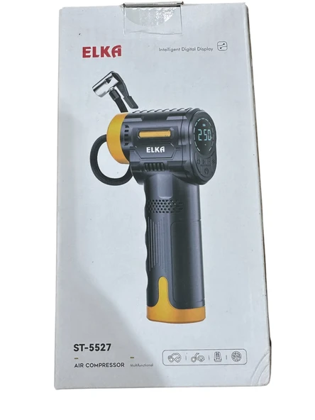Şarjlı Taşınabilir Hava Kompresörü 150 PSI Dijital Lastik Şişirme Pompası LED Işıklı ürün görseli 1