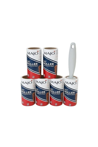 Tüy Toplayıcı Aparat + 6 Yedek Rulo 10cm 60 Yaprak ürün görseli 1