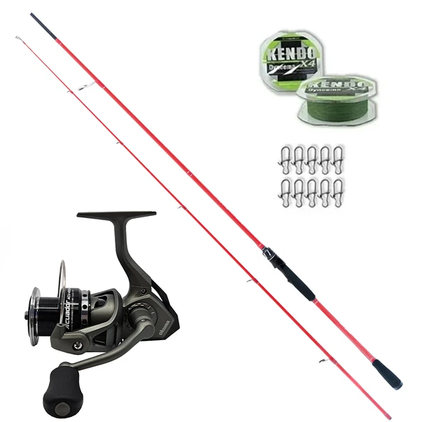 Okuma Acuador 3000 - Ryuji Red Fox 270cm 5-55gr Spin Olta Seti ürün görseli 1