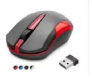 Kablosuz Mouse 2.4 Ghz 1600 Dpi Kırmızı HDX3407R ürün görseli 1