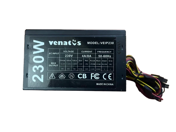 AHM 230 WATT SİYAH KASA POWER SUPPLY 12 CM FANLI GÜÇ KAYNAĞI (2 EL YENİLENMİŞ ÜRÜN) ürün görseli 1