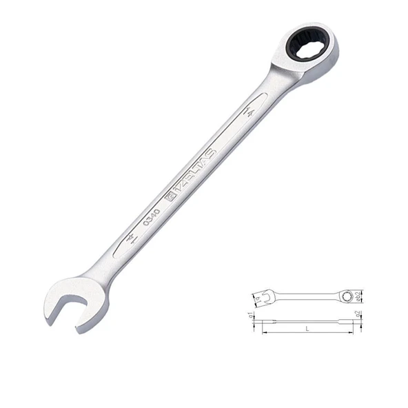 İzeltaş 0340 Cırcır Kombine Anahtar 22 Mm ürün görseli 1