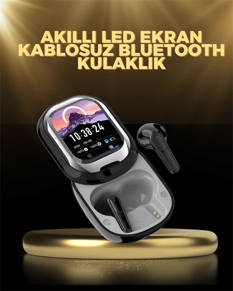 Kişiselleştirilebilir Led Ekranlı Bluetooth Kulaklık – Oyun & Müzik Modlu ürün görseli 1