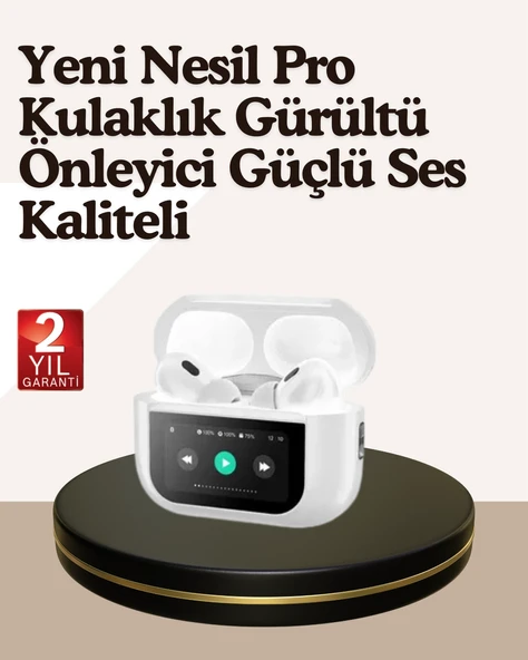 Dokunmatik Kontrollü Gürültü Önleyici Bluetooth Kulaklık Şarj Göstergeli ürün görseli 1