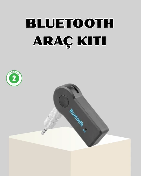 Bluetooth Araç Kiti Aux Mp3 Çalar Kablosuz Eller Serbest Cihaz ürün görseli 1