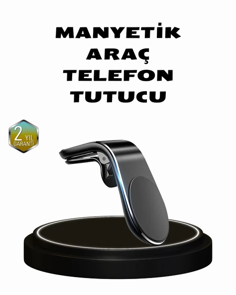 360° Dönebilen Manyetik Araç Telefon Tutucu Sarsıntısız Şık Tasarımlı ürün görseli 1