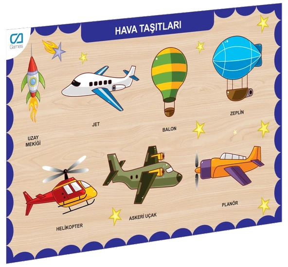 Caahs-3202 Ahşap Hava Taşitlari Bul-Tak ürün görseli 1