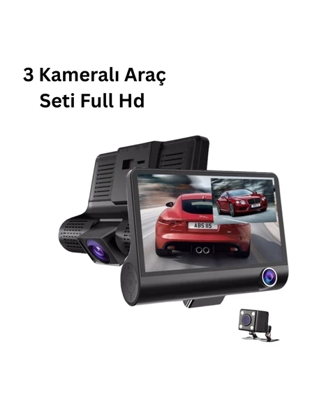 3 Kameralı Araç Dvr ürün görseli 1
