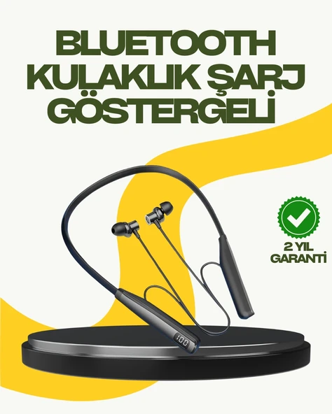 Y12 Uyumlu Spor Bluetooth Kulaklık – Uzun Pil Ömrü, Manyetik Kulaklık Başlığı ürün görseli 1