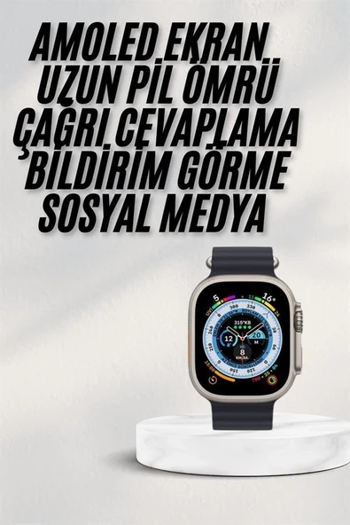 2025 Yeni Model Akıllı Saat Android İos Uyumlu Çağrı Cevaplama ürün görseli 1