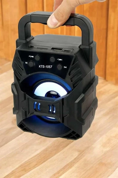 Işıklı Bluetooth Hoparlör Müzik Renkli Işık Taşınabiilir ürün görseli 1