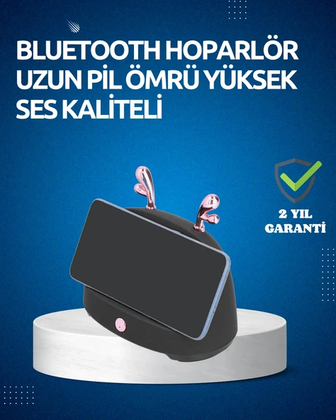 Akıllı Kablosuz Telefon Tutucu Stereo Hoparlör – Kolay Kullanım Yüksek Ses Kalitesi ürün görseli 1
