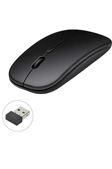 Kablosuz Mouse Şarjlı Bluetooth Wireless Çift Modlu Sessiz ürün görseli 1