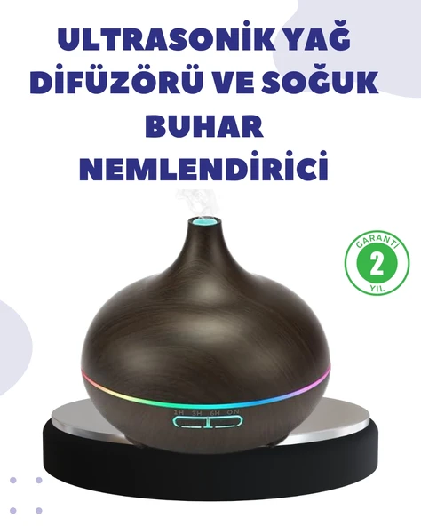 Bn01 Uçucu Uyumlu Renkli Led Işıklı Nemlendirici ürün görseli 1