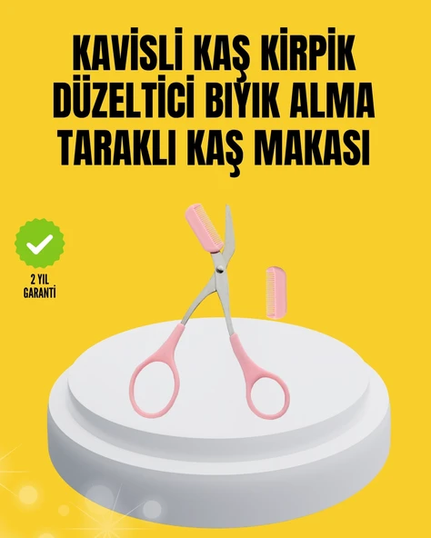 Kaş, Kirpik Tırnak Çevresi Temizliği İçin Çok Fonksiyonlu Makas ürün görseli 1