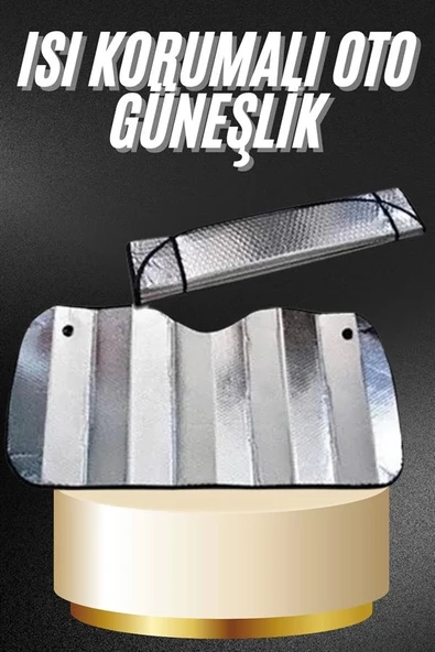 Araba Ön Cam Güneşliği Katlanabilir Oto Güneşlik Tüm Araç Modellerine Uygun ürün görseli 1
