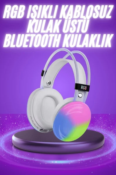 2025 Model Bluetooth Kulaklık Kulak Üstü Kablosuz Uzun Ömürlü Unısex ürün görseli 1