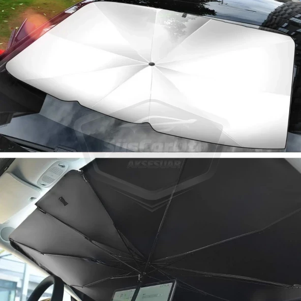 Renault Symbol, Dacia Sandero, Opel Corsa, Ford Ka, Peugeot 208 Uyumlu Oto Şemsiye ürün görseli 1