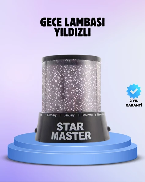 Odayı Yıldızlarla Dolduran Galaxy Efektli Led Projektör Işık ürün görseli 1