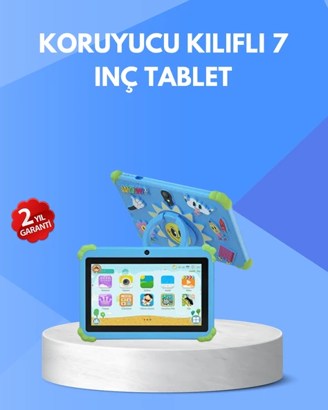 7 İnç Android Tablet Wifi Bluetooth Çift Kamera Destekli ürün görseli 1