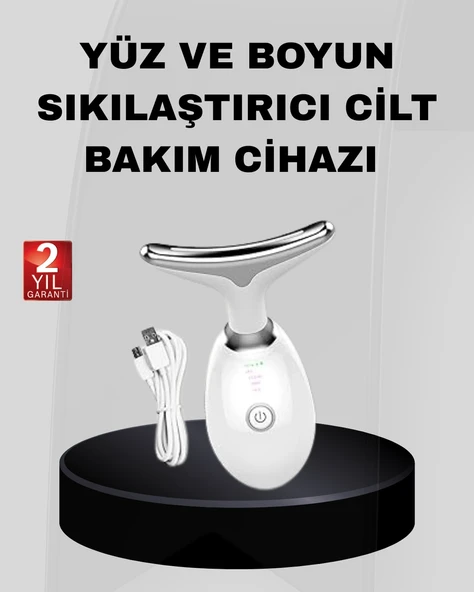 Kablosuz Şarjlı Yüz Sıkılaştırıcı Cihaz Ems Mikro Akım Masaj Aleti ürün görseli 1