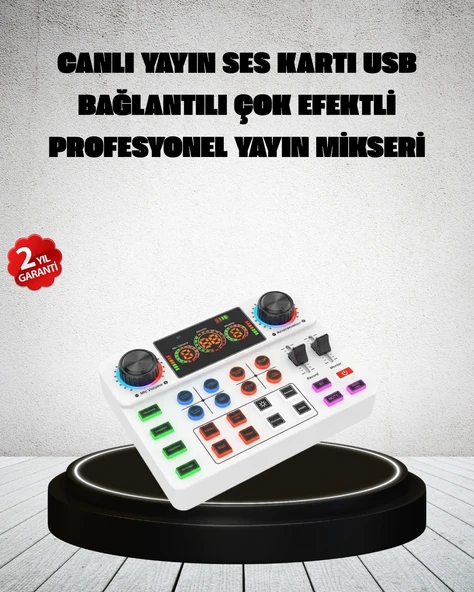 Yayın Karaoke İçin Profesyonel Ses Kartı Bluetooth Destekli ürün görseli 1