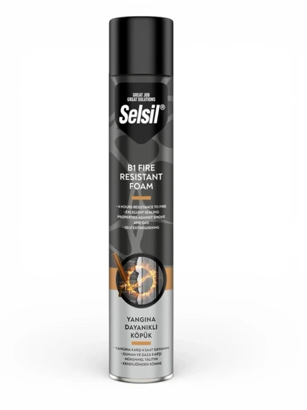 Selsil B1 Yangına Dayanıklı Köpük 750 Ml ürün görseli 1